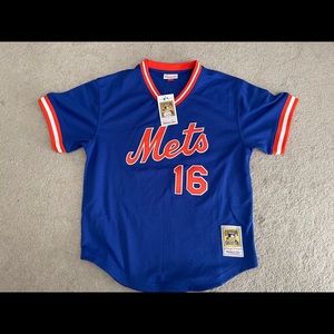 Authentic Mitchell & Ness Dwight Gooden New York Mets 1986 Pullover Jersey